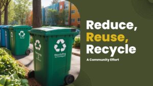 Reduce, Reuse, Recycle: A Community Effort